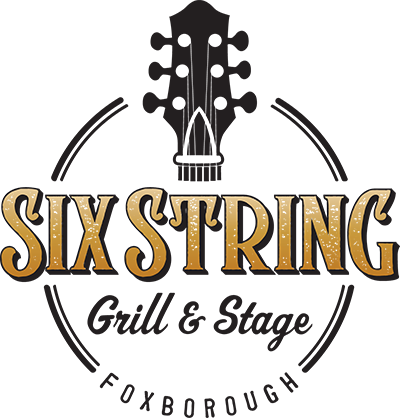 Six String Grill & Stage logo, Foxborough